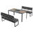 Bekelja Rectangular 6 - Person 140cm Long Dining Set with Cushions