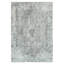 Tapis gris nouvel âge en soie 9 pi 11 po x 14 pi Tamio