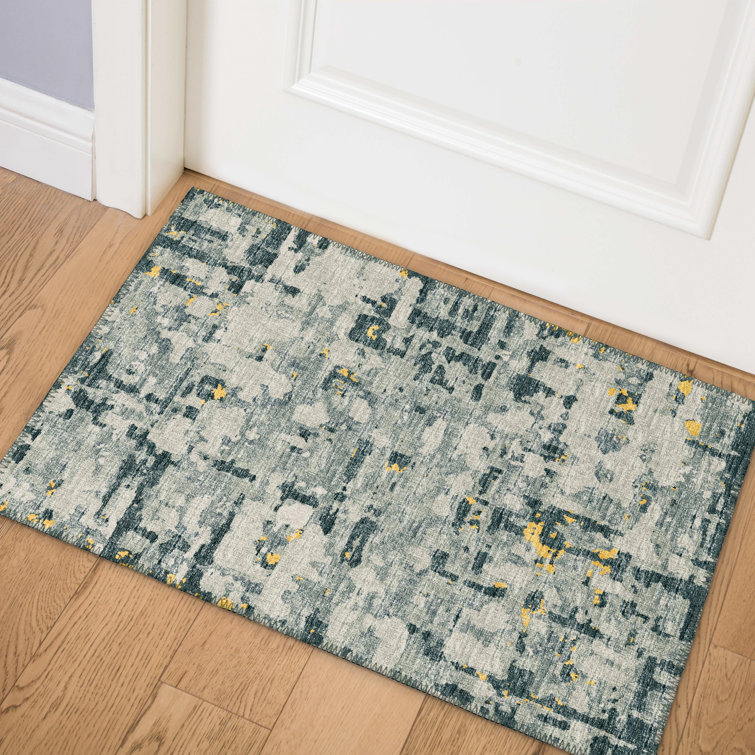 Luckens Chenille Abstract Indoor / Outdoor Rug