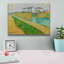 «The Langlois Bridge» par Vincent Van Gogh, estampe numérique sur toile-551471163