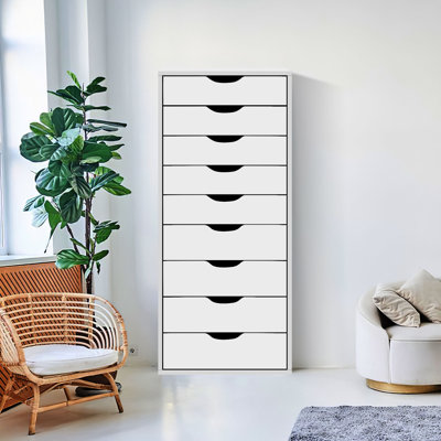 Hineefah 9 Drawer File Cabinet, Wooden office Drawer,  Storage File Cabinet, Large Filing Cabinet for Storage Organizing
