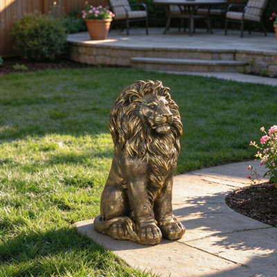 Druzy Animals Stoneware Garden Statue