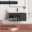 Single Bathroom Vanity with Ceramic Top with Floating Bathroom Vanity-129398111