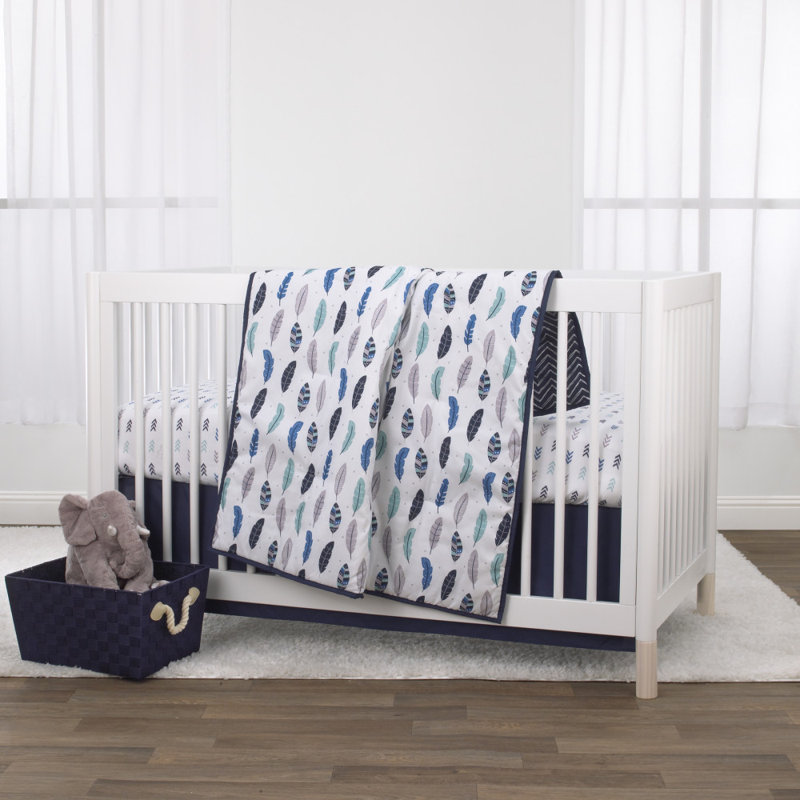 Downe 3 - Piece Crib Bedding Set