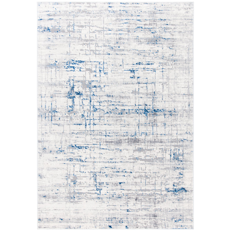 Amelia Cotton Abstract Rug, Rectangle 2'3" x 4'