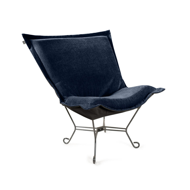 Fauteuil et cadre Komodo Navy Puff, Marine