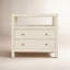 28 po Celine W - table de chevet 2 tiroirs avec tablette, beige-1850831060