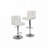 Sachel Swivel Faux Leather Adjustable Hydraulic Bar Stool Dining Chair, 2pcs-1595424701