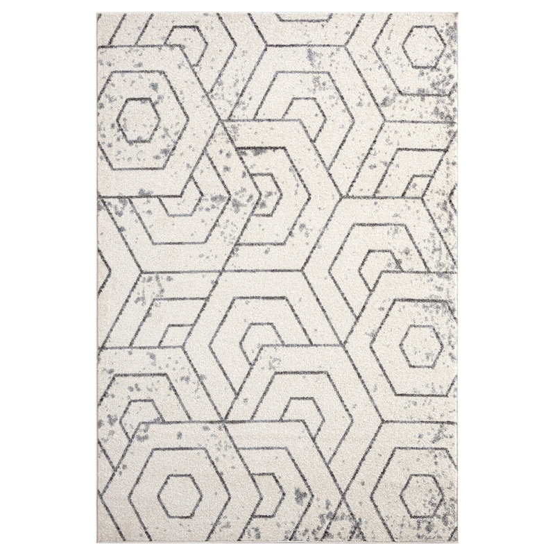 Parkersburg Geometric Indoor Rug, Rectangle 4' x 6'