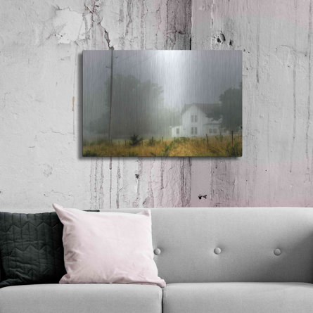 Fog House by David Hammond - Unframed Print on Metal
