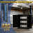 Heavy-Duty Metal Storage Cabinet with Lock - Black Garage Shelving Unit
