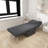 Folding Ottoman Bed with Adjustable Backrest, Modern Futon Couch, Convertible Chair into Sofa Bed for Small Spaces