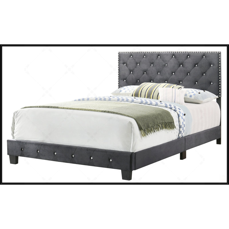 Queen Bed, Purple, Queen
