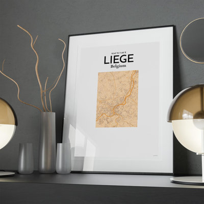 «Liege City Map», impression