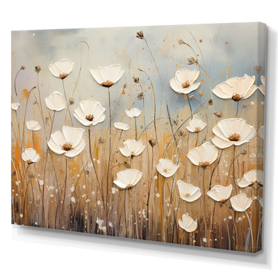 Beige fleurs de jardin murmures III