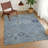 Machine Washable Indoor/Outdoor Chantille ACN2289 Damask Rug-1962208317
