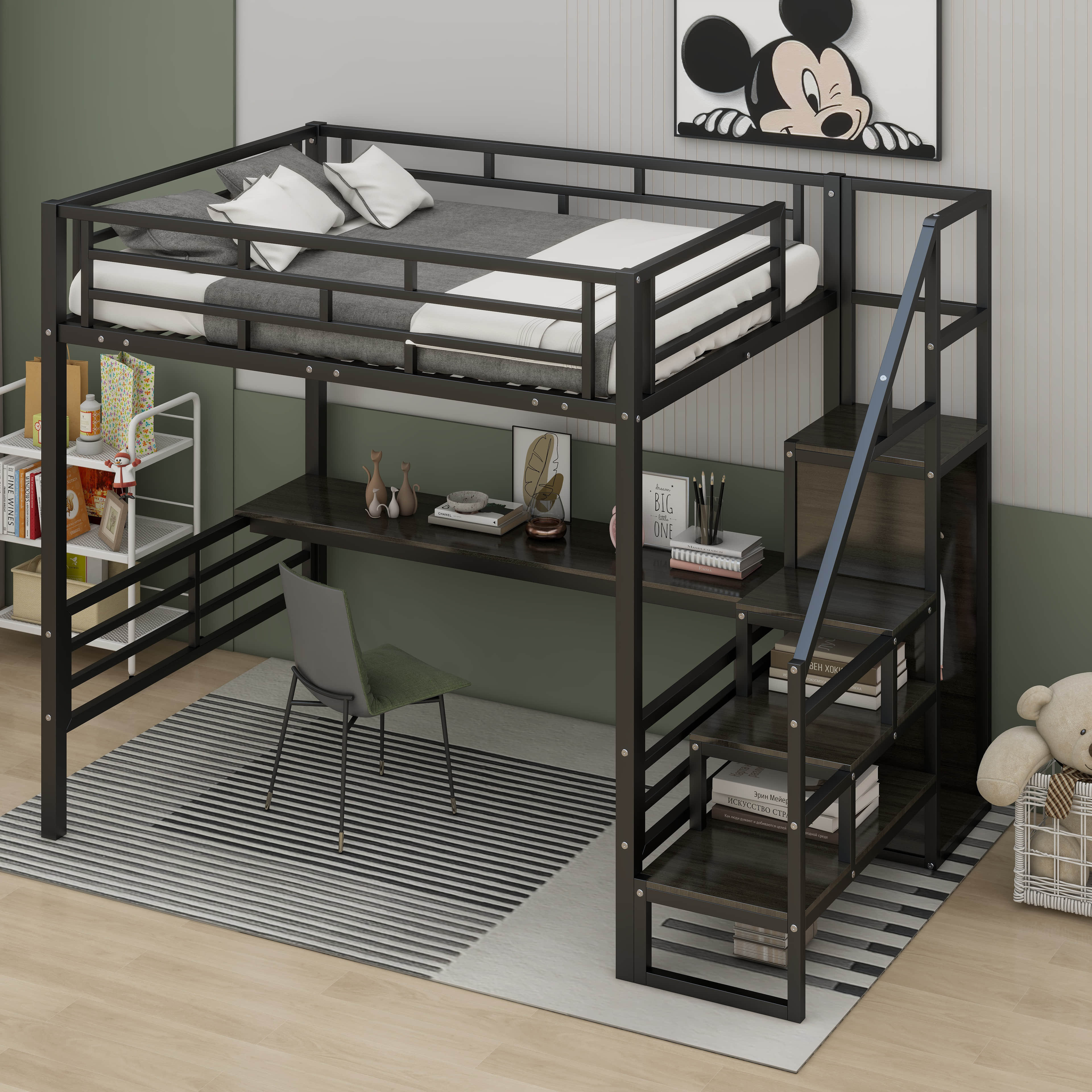 Mason & Marbles Vivi Kids Full Loft Bed - Wayfair Canada