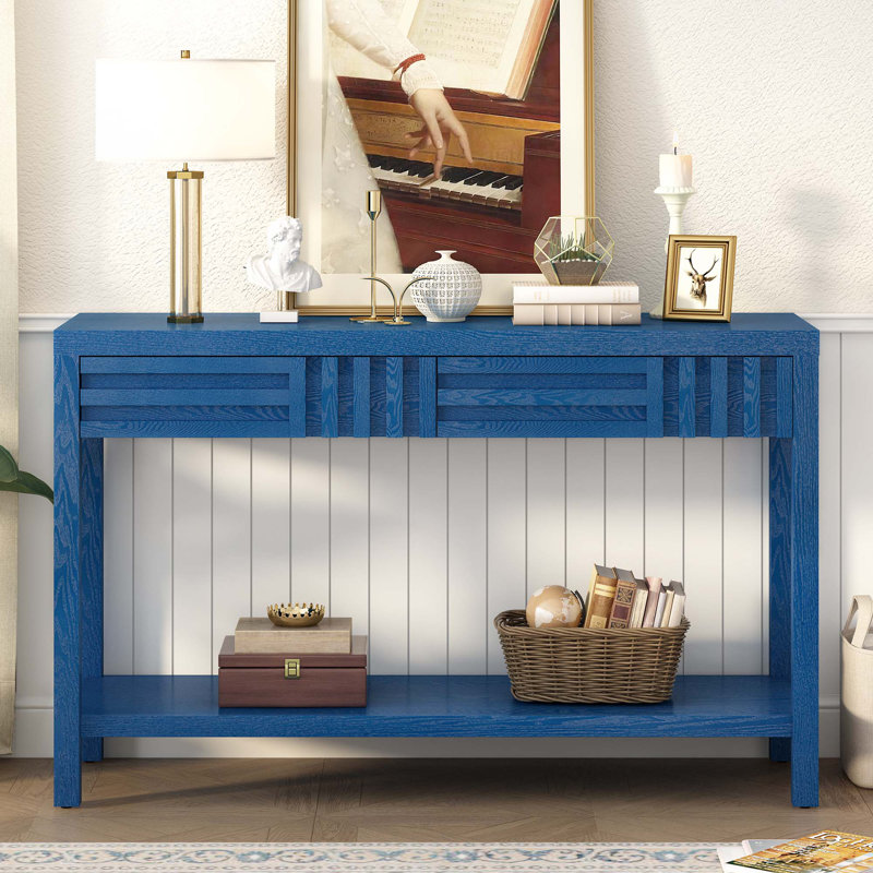 Modern Ash Veneer Console Table