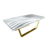 Wave Solid Wood Coffee Table