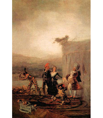 " Comicos Ambulantes " by Francisco Goya