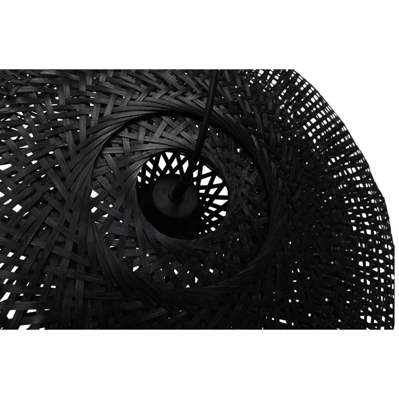 1 - Light White Pendant, Black, Black