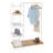 Mah 48'' Metal Clothing Rack