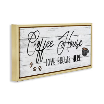 «Coffee Brew Love Brews Here»