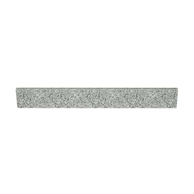 37 po Dosseret en marbre blanc, Grey Granite