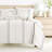 Duvet Cover Set Patterned Microfiber Ultra Soft Bedding in Natural Geo Lines-105813892