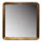 Brass Framed Square Mirror-2011979526