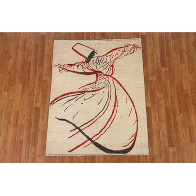 Tapis à motif abstrait 3 x 5