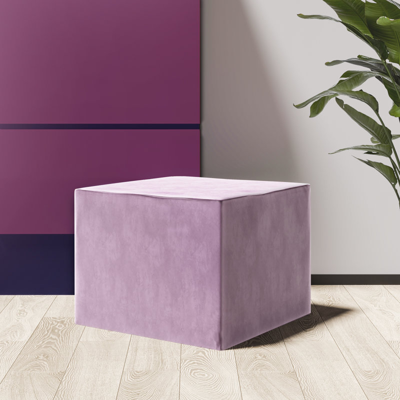 Banc repose-pieds Modern, Mauve clair