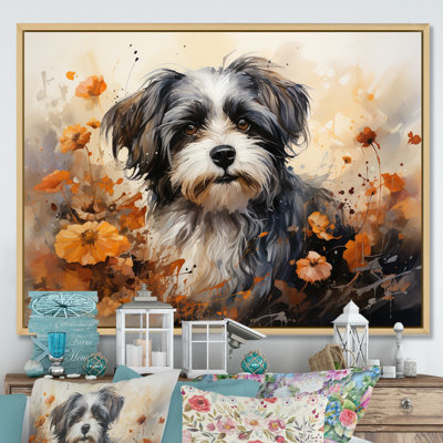 " Floral Shih Tzu Serenity "