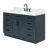 Thornaby 54'' Solid Wood Single Bathroom Vanity with 1.5'' Carrara Marble Top Sink-281566456-315095332