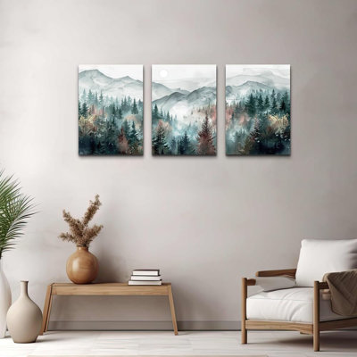 3 Piece Wrapped Canvas Print