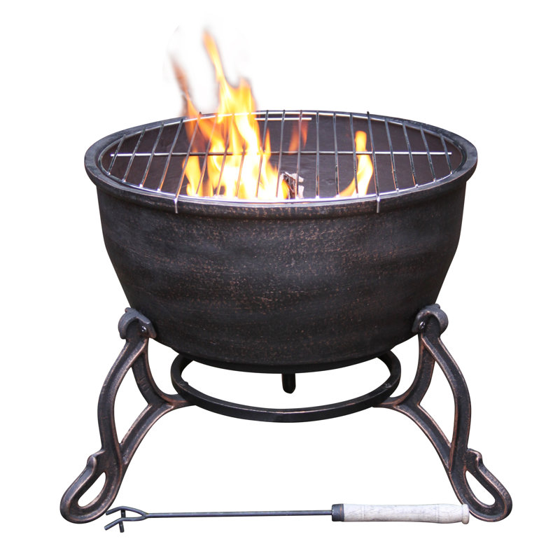Elidir 100% Cast Iron Firepit