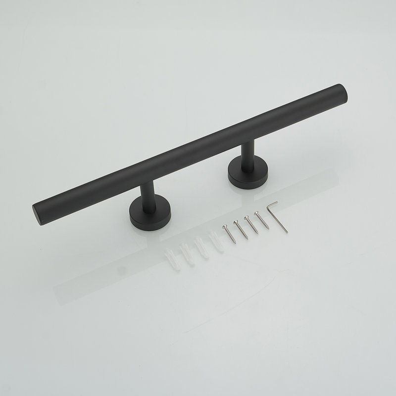 Barre d'appui 12 po, Noir mat