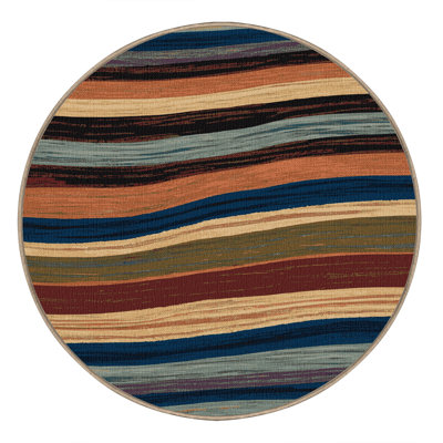Washable Painted Hills Southwestern Area Rug