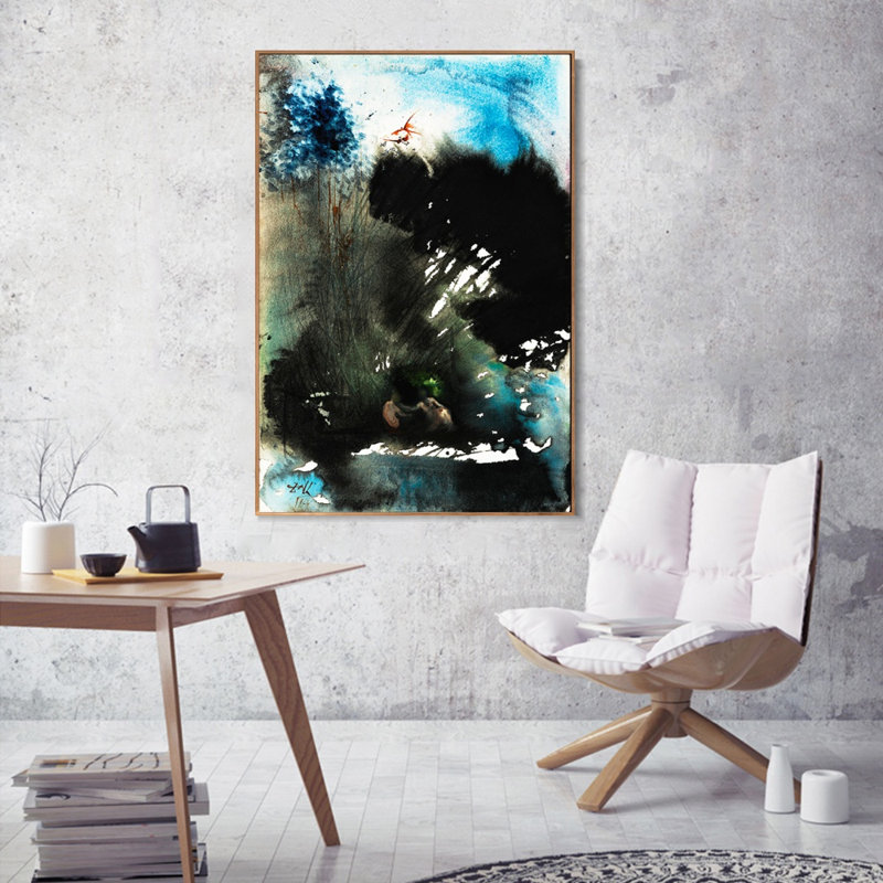 "Giclee", impression encadrée, série # 054 par Salvador Dali, art mural pour les décorations de bureau à domicile