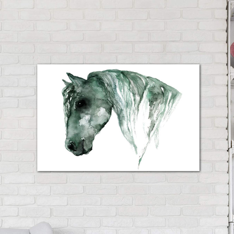 Art du cheval, Toile tendue, H 40 po x l 60 po x P 1,5 po
