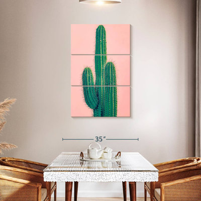 Grand cactus vert