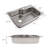 Stainless Steel Single Bowl Drop-In Kitchen Sink with Faucet Hole-39492834