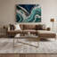 Art mural sur toile bleu-184404326