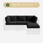 9 housses de coussin de patio de 4 po d'épaisseur 9 pièces - Remplacement hydrofuge pour canapé modulaire 4 places-600190315