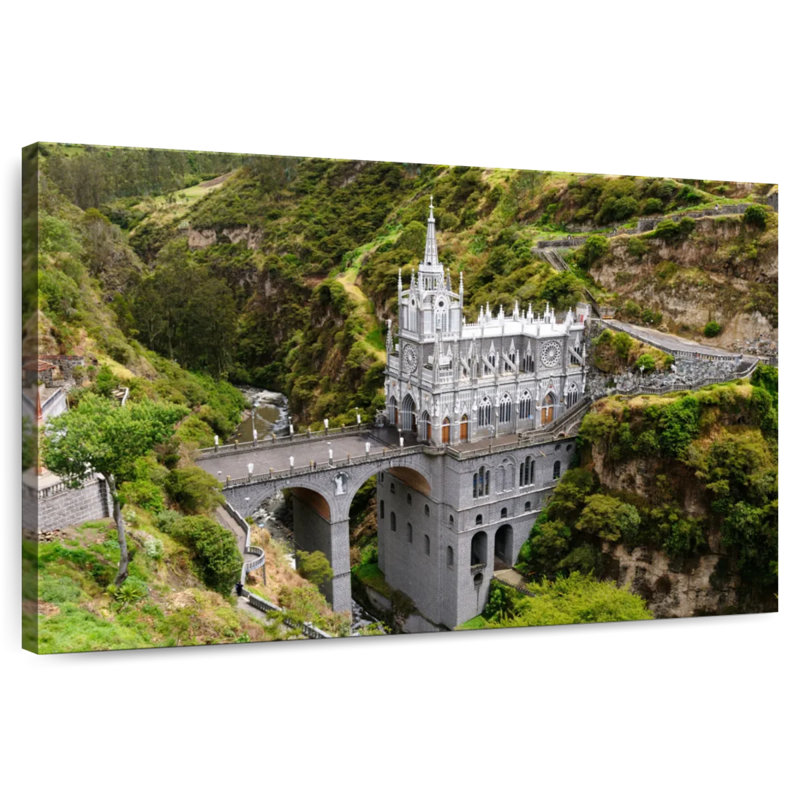 Église basilique Adella Las Lajas, H 8 po x l 12 po
