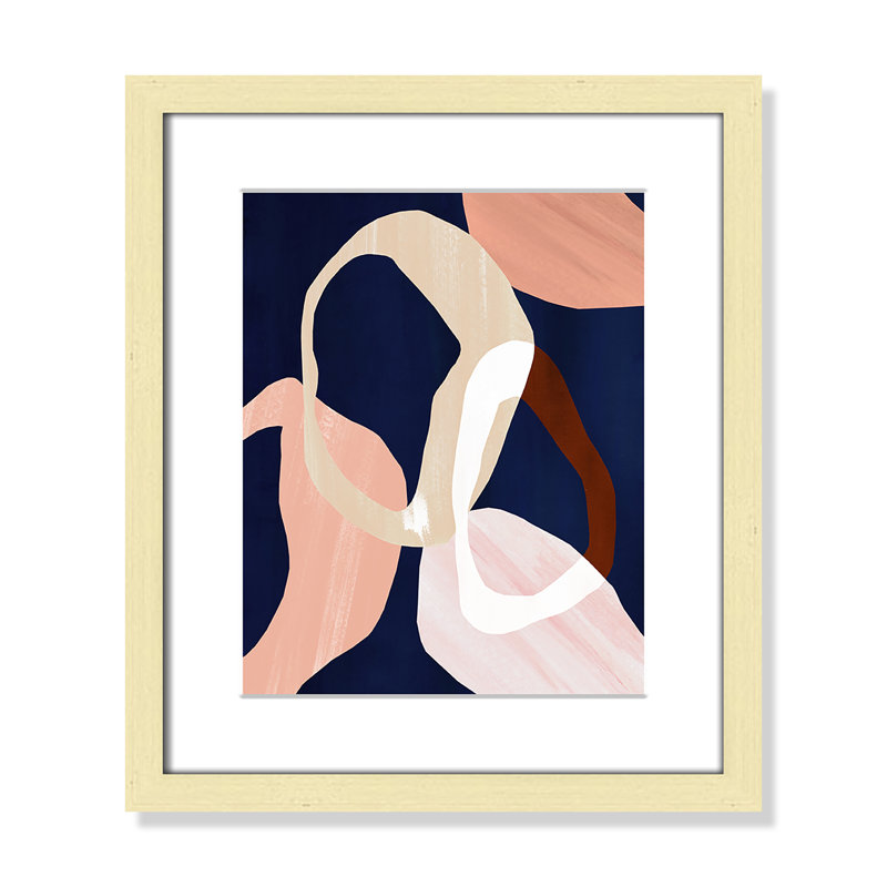 Loop II Print par Violets Print House, Imprimé mat, Or mat, L 13 po x H 15 po