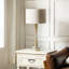 Lampe de table standard dorée / transparente 26,2 po Willis