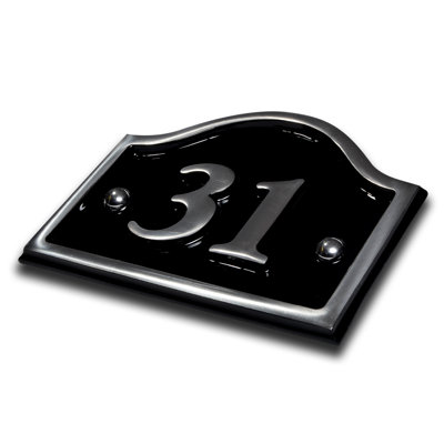 Jaclynn 11.5cm H Reflective Metal House Number