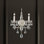 Sonatina 2 Light 12.5in x 17in Wall Sconce in Antique Silver with Clear Heritage Handcut Crystals