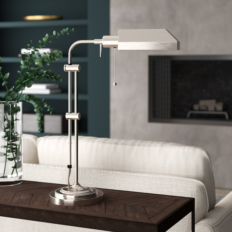 Aliaa Adjustable Metal Desk Lamp, Steel